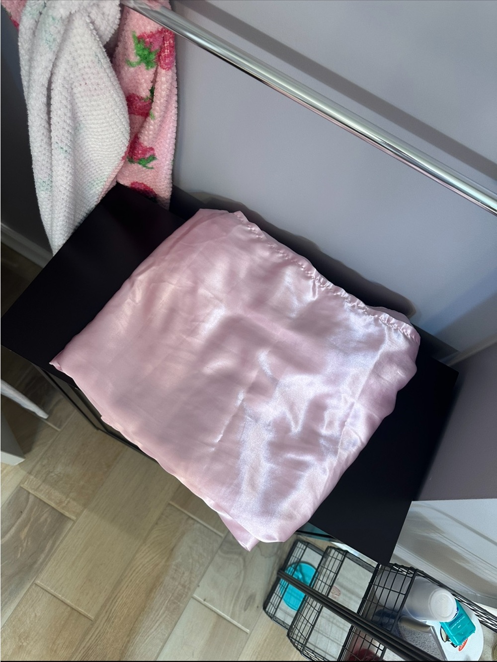 Pink Satin Pillowcase / Slip